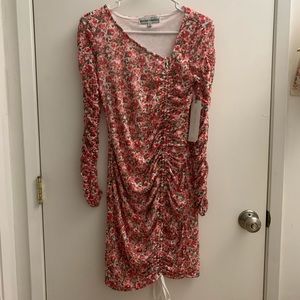 Almost Famous floral red dress